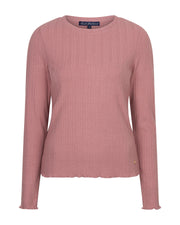 Red Button Red Button Top fine knit mauve - OAK Fashion Noordwolde