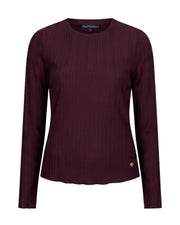 Red Button Red Button Top fine knit burgundy - OAK Fashion Noordwolde