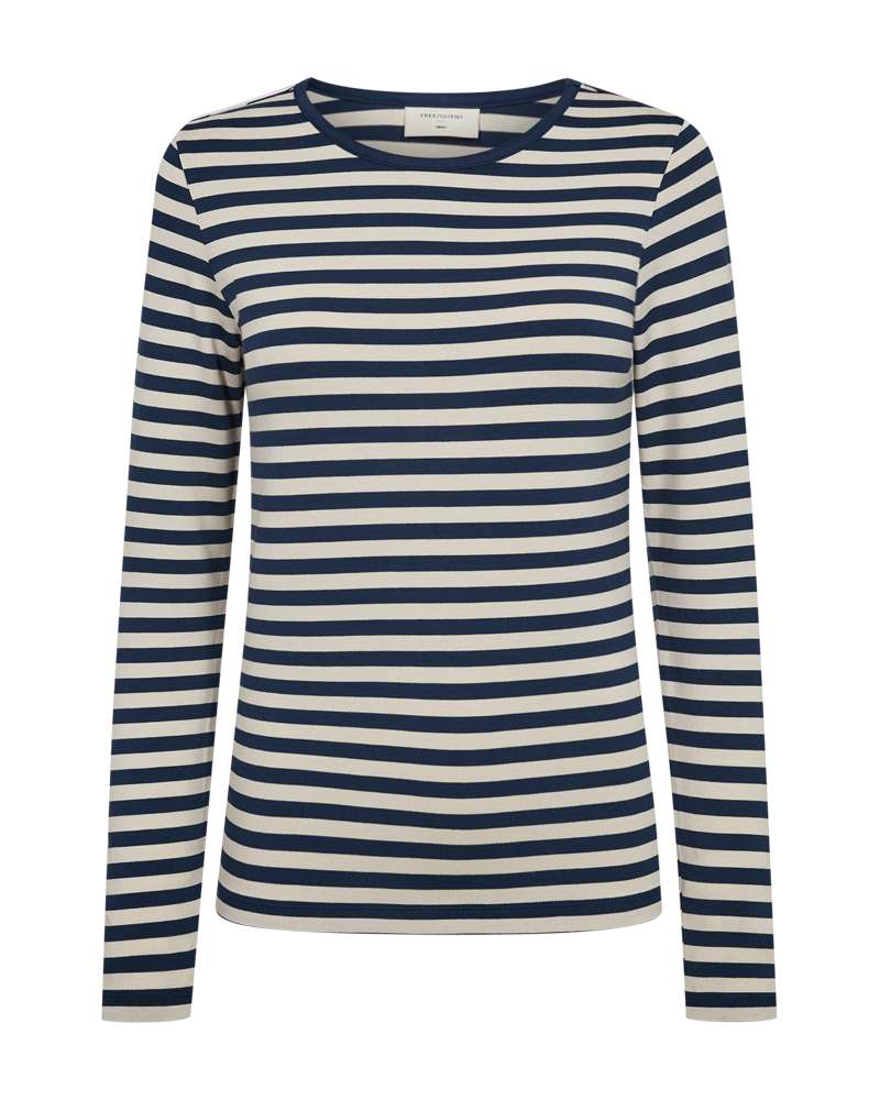 Freequent Top Liana Blauw - OAK Fashion Noordwolde