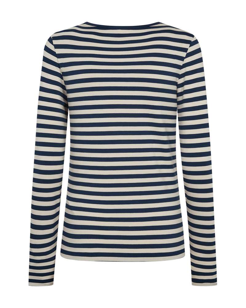 Freequent Top Liana Blauw - OAK Fashion Noordwolde