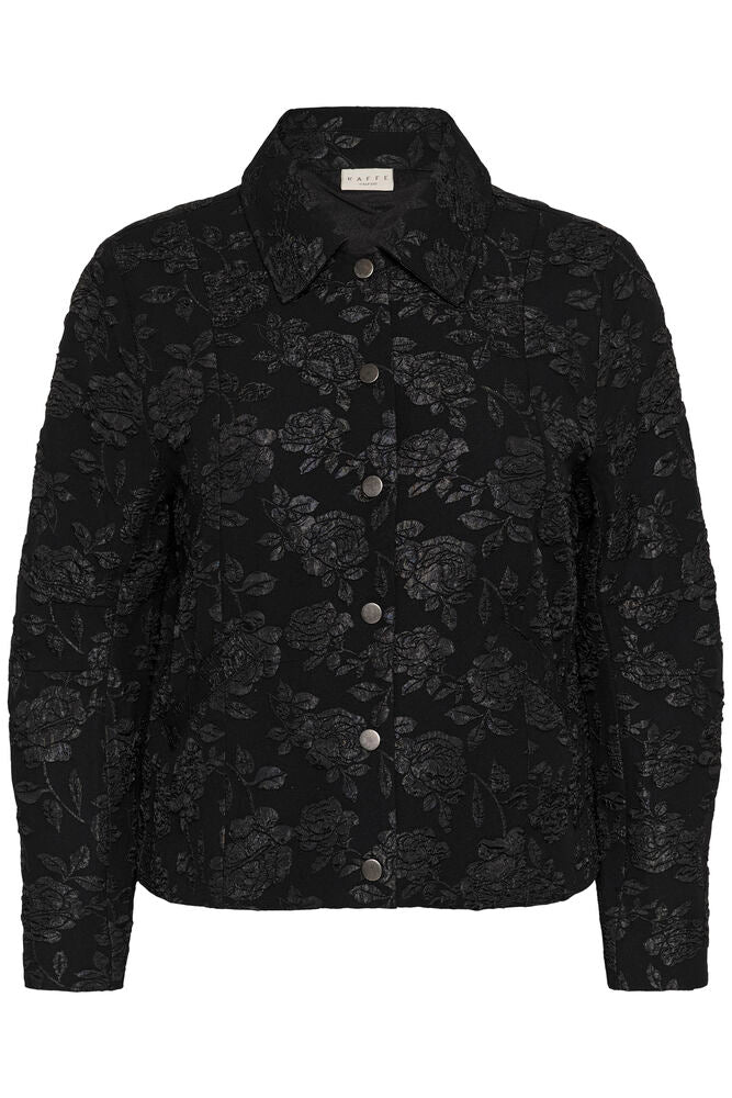 Kaffe Curve KCcamina Jacket Black Deep - OAK Fashion Noordwolde