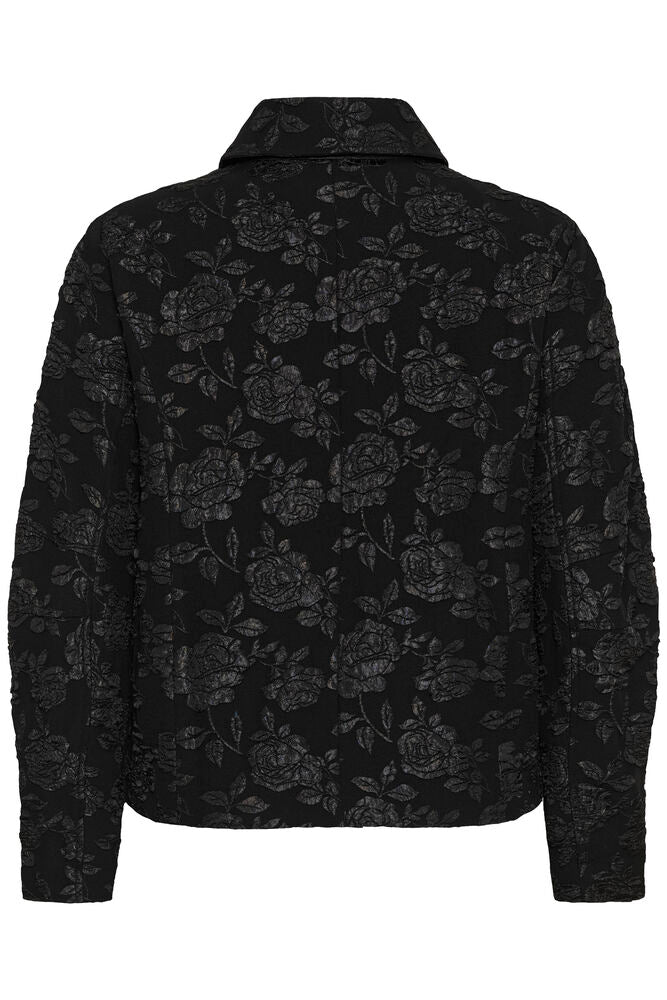 Kaffe Curve KCcamina Jacket Black Deep - OAK Fashion Noordwolde