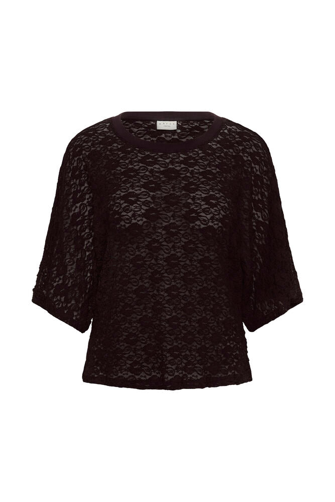 Kaffe Curve KCsally tshirt Fudge - OAK Fashion Noordwolde
