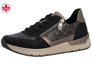 Rieker Sneaker Zwart Zwart - OAK Fashion Noordwolde