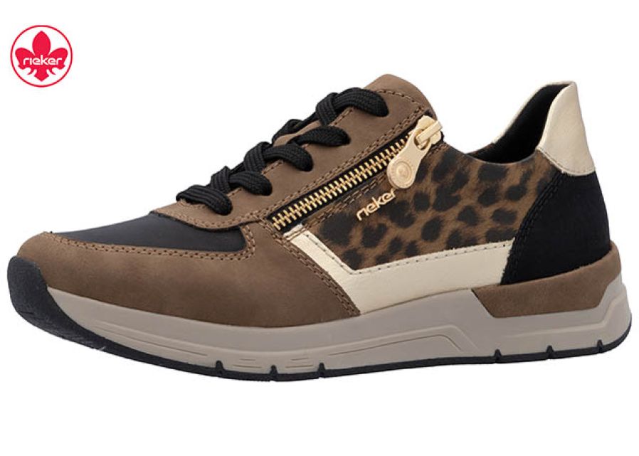 Rieker Sneaker Bruin Bruin - OAK Fashion Noordwolde
