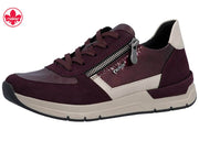 Rieker Sneaker Bordeaux Rood - OAK Fashion Noordwolde