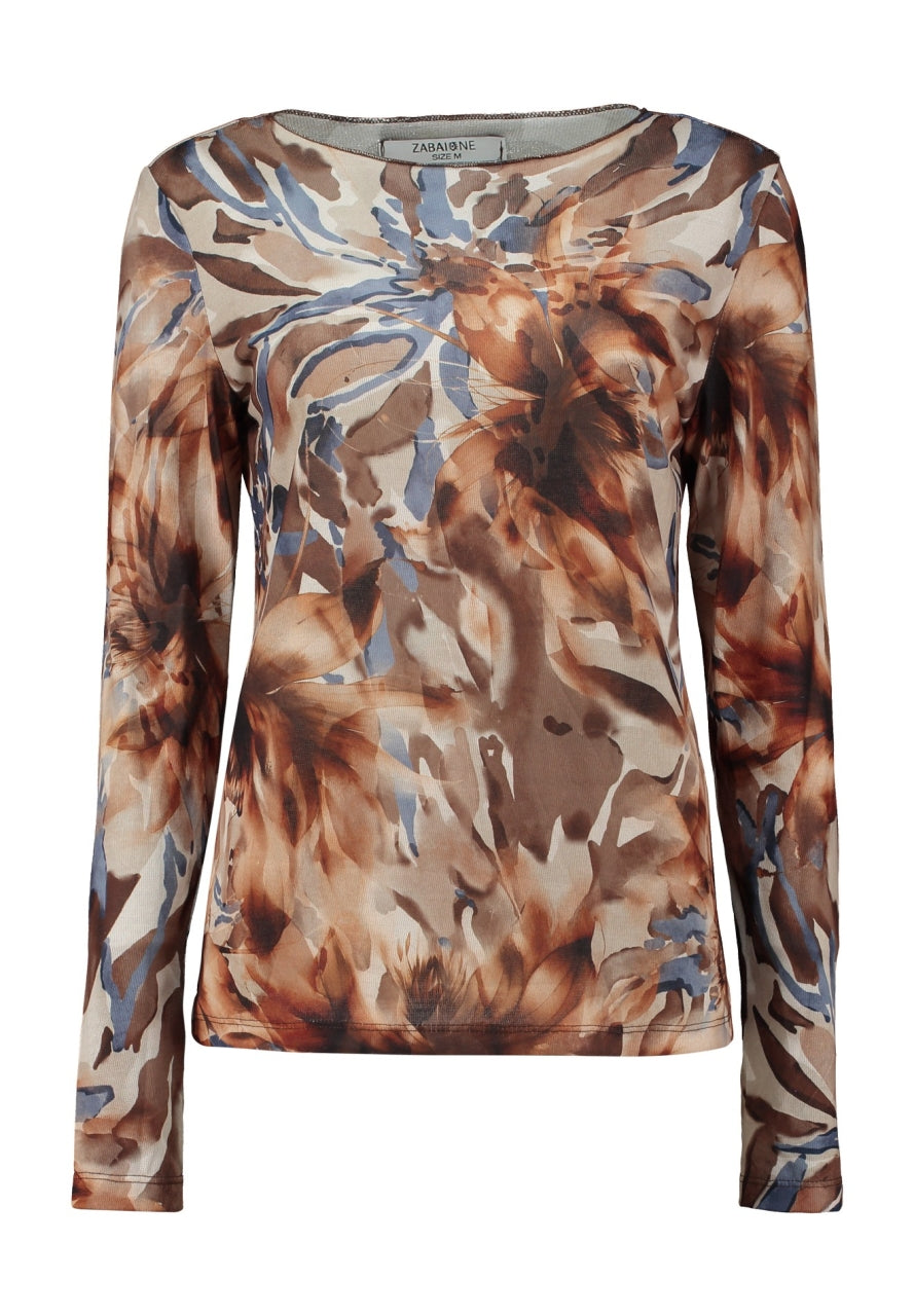 Zabiaone Top Alina Bruin - OAK Fashion Noordwolde