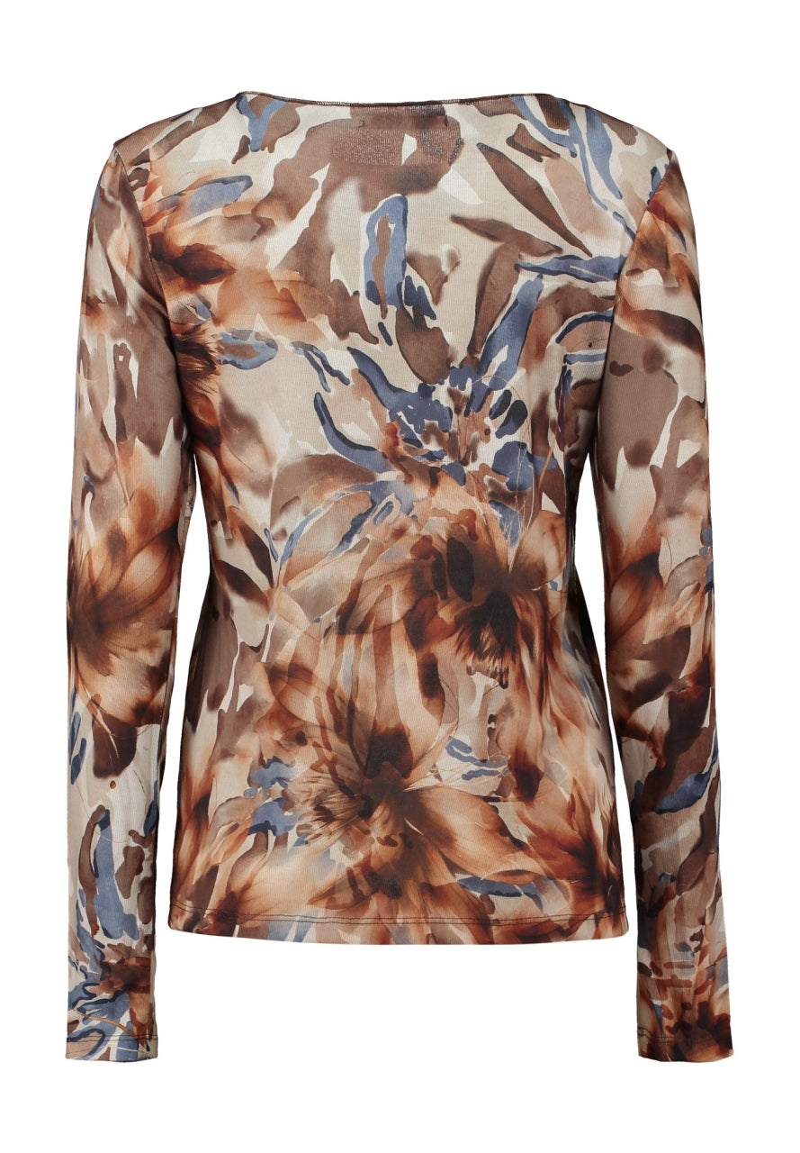 Zabiaone Top Alina Bruin - OAK Fashion Noordwolde