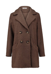Zabiaone Coat Ella Bruin - OAK Fashion Noordwolde