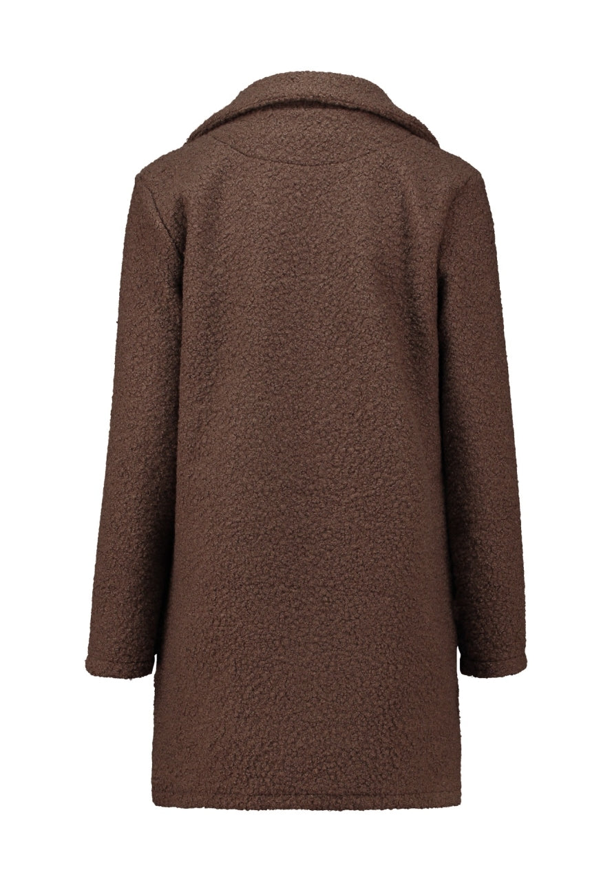 Zabiaone Coat Ella Bruin - OAK Fashion Noordwolde