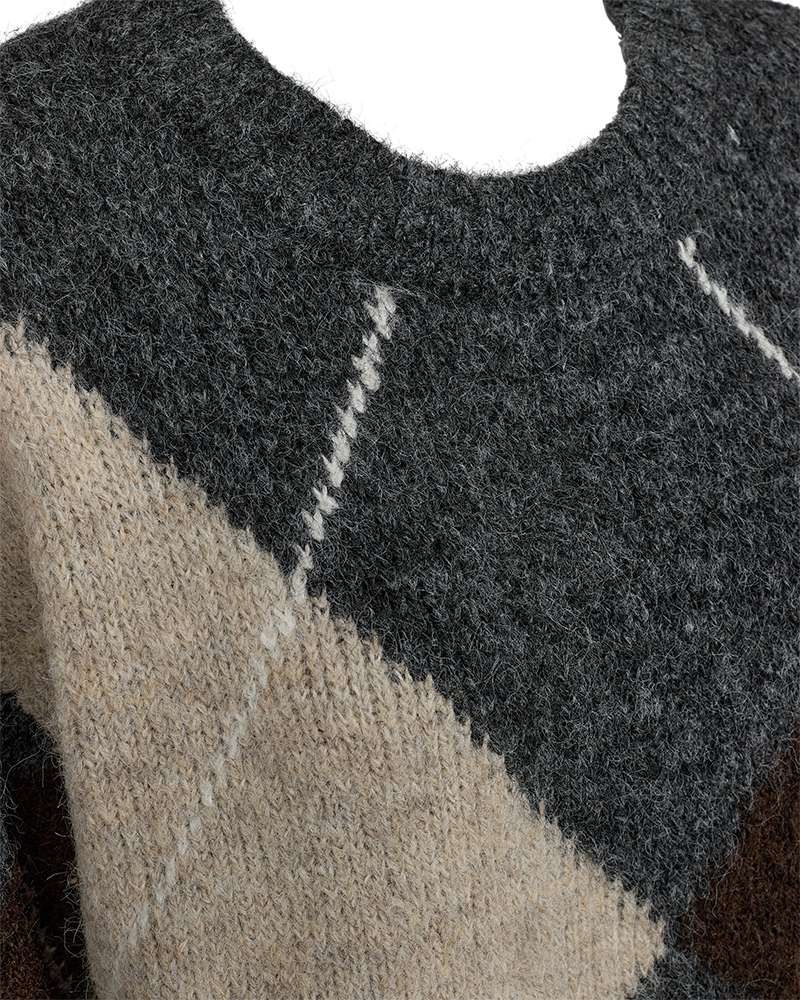 Freequent Trui Grslulu Grijs - OAK Fashion Noordwolde