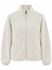 Zabiaone Fleece Vest Sally Wit - OAK Fashion Noordwolde