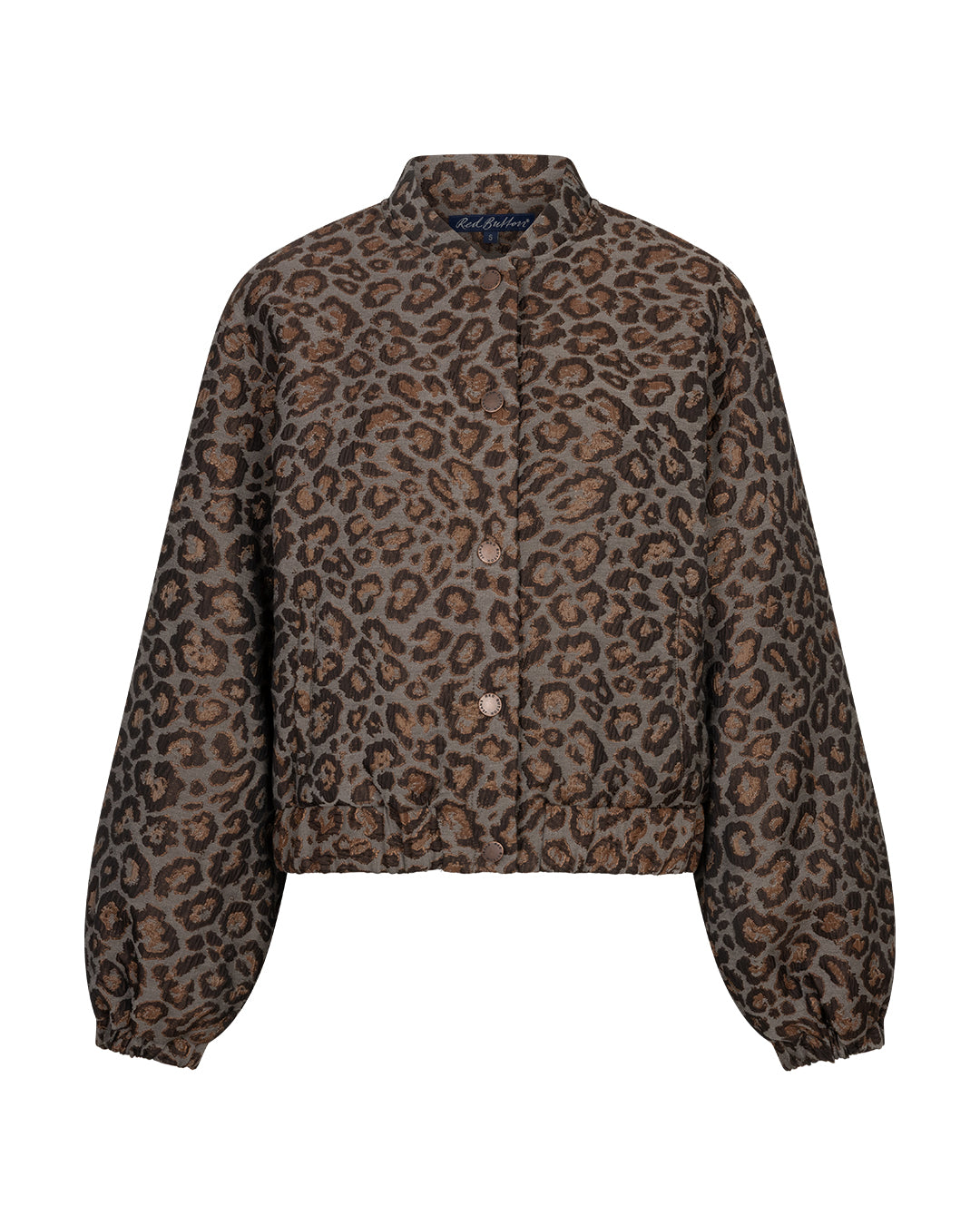 Red Button Red Button Bomber jacquard lurex grey brown - OAK Fashion Noordwolde