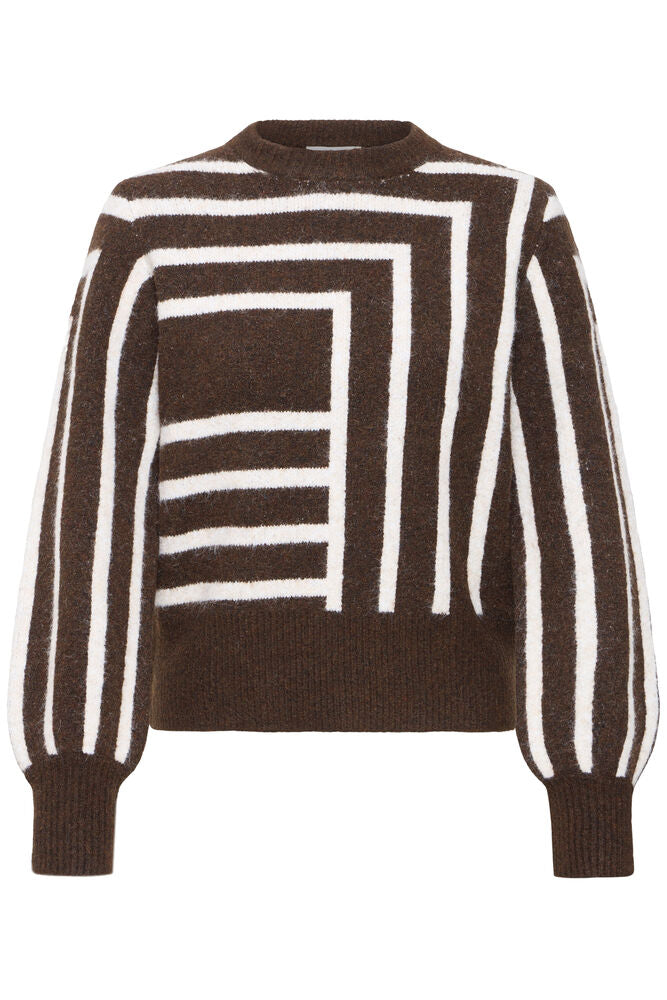B. Young BYOMEA JUMPER 6 JAVA MEL. ABSTRACT - OAK Fashion Noordwolde