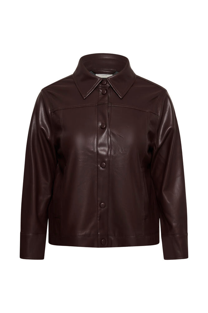 Kaffe Curve KCarensa Jacket Fudge - OAK Fashion Noordwolde