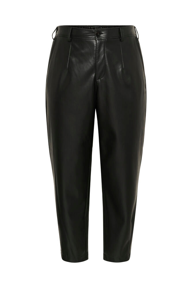 Kaffe Curve KCarensa Pants Black Deep - OAK Fashion Noordwolde