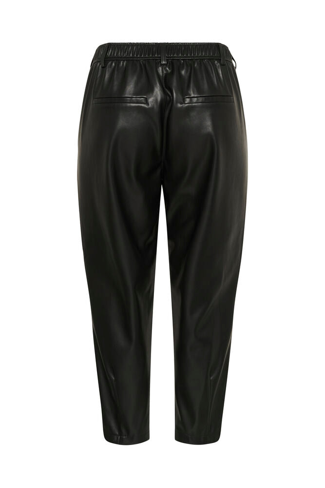 Kaffe Curve KCarensa Pants Black Deep - OAK Fashion Noordwolde