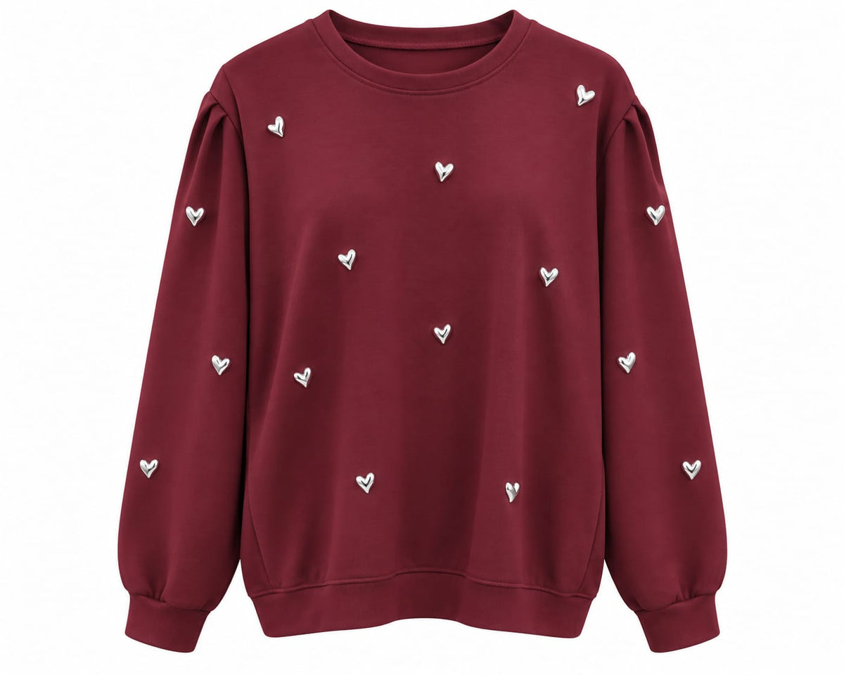 Oak Sweater Hearts Port Royale - OAK Fashion Noordwolde