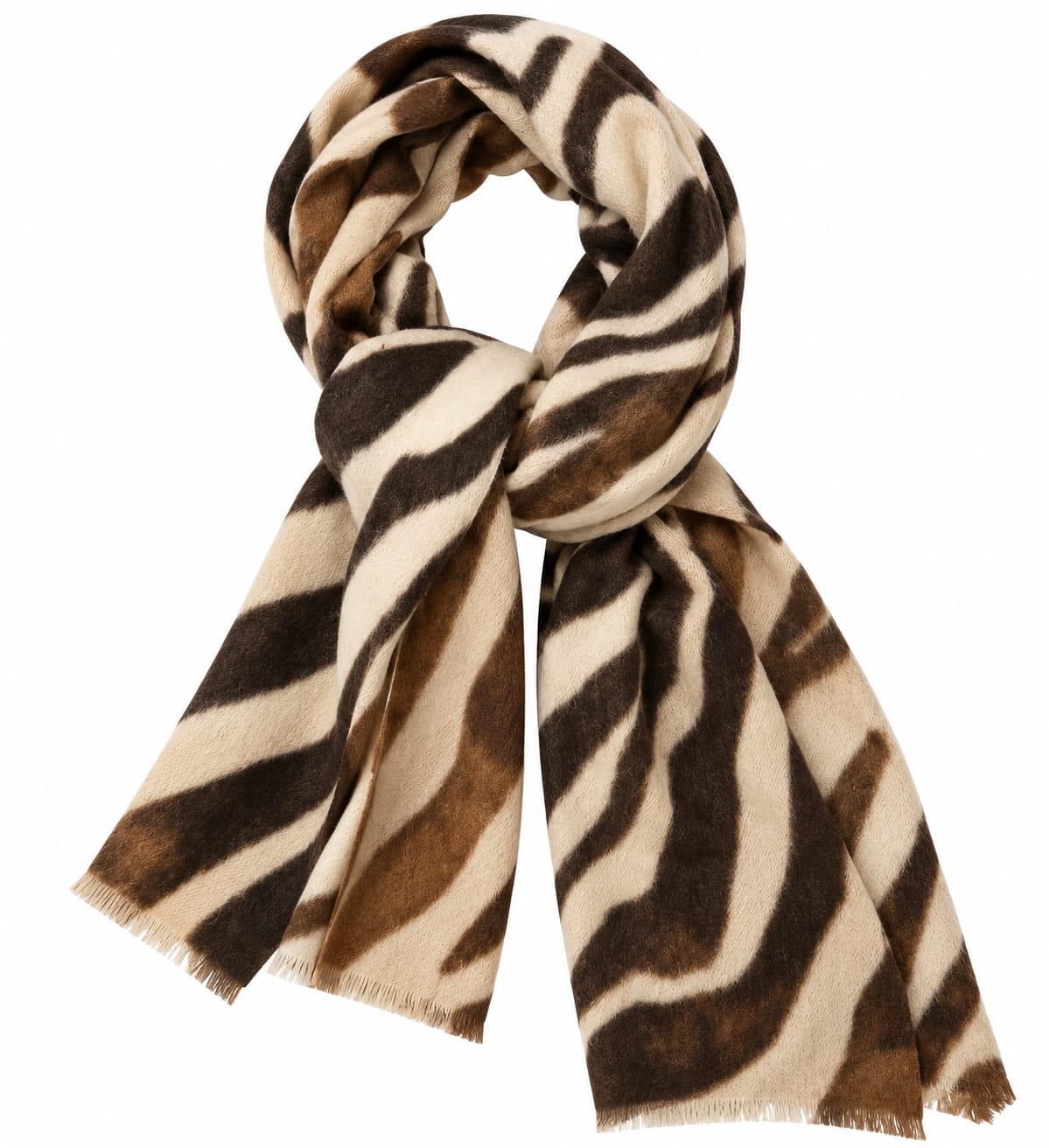 Oak Sjaal Fiene Bruin - OAK Fashion Noordwolde