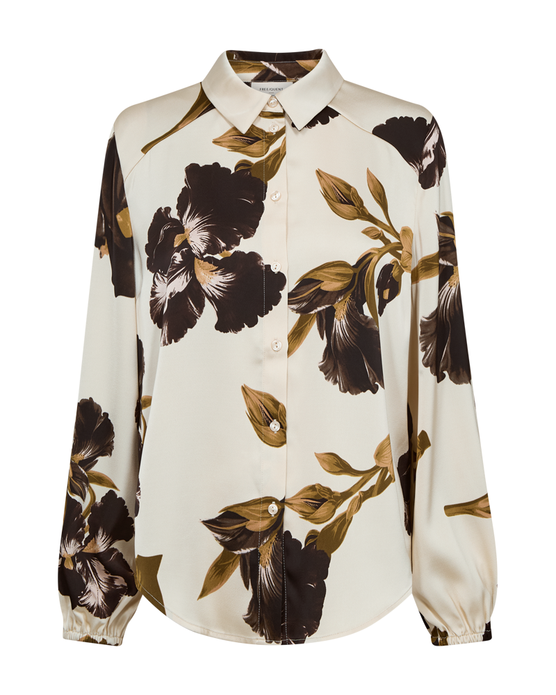 Freequent Blouse Zila Bruin - OAK Fashion Noordwolde