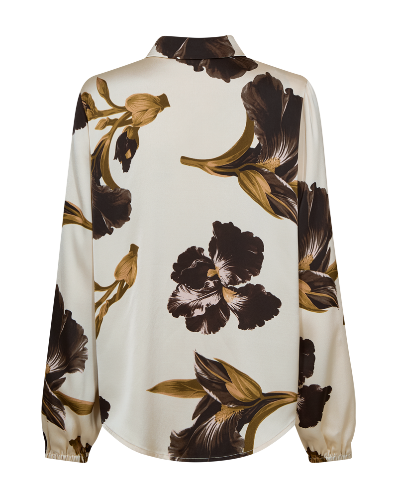 Freequent Blouse Zila Bruin - OAK Fashion Noordwolde