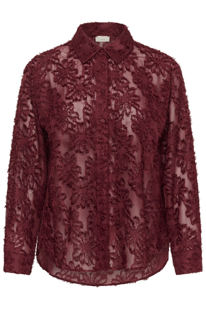Kaffe Curve KCalie Shirt Port - OAK Fashion Noordwolde
