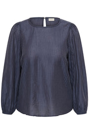 Kaffe Curve KCrie Blouse Graphite - OAK Fashion Noordwolde