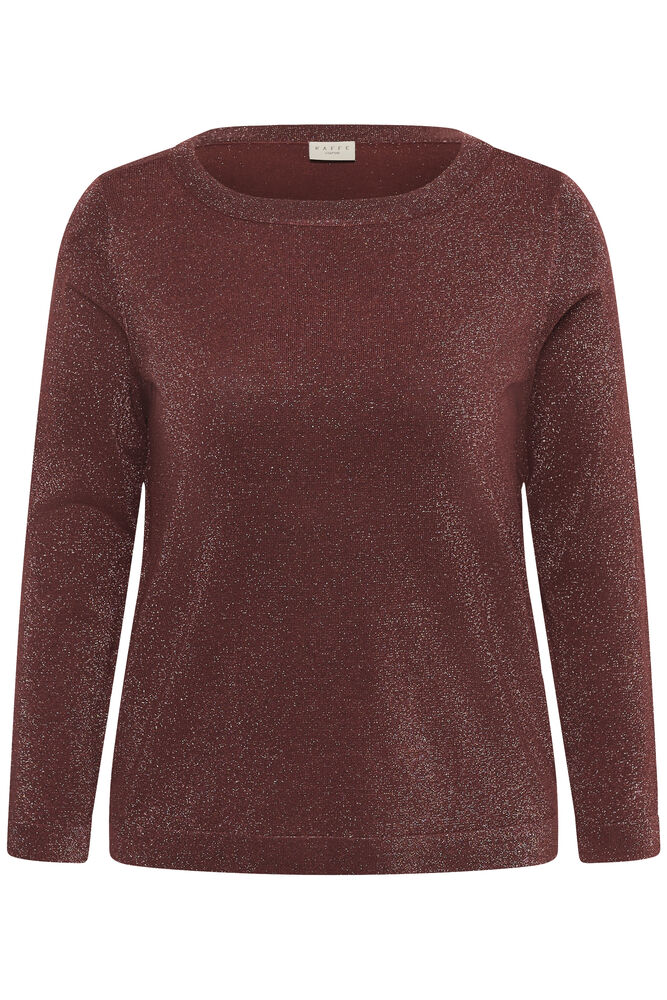 Kaffe Curve KCregitta Boatneck Pullover Port - OAK Fashion Noordwolde