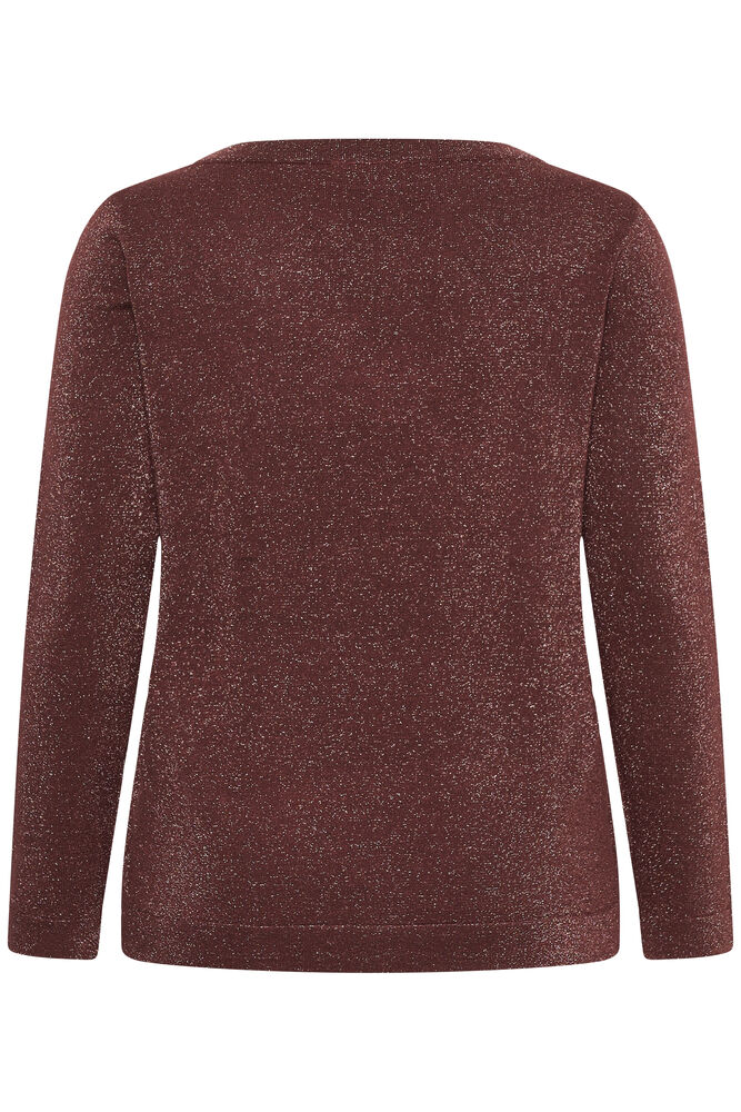 Kaffe Curve KCregitta Boatneck Pullover Port - OAK Fashion Noordwolde