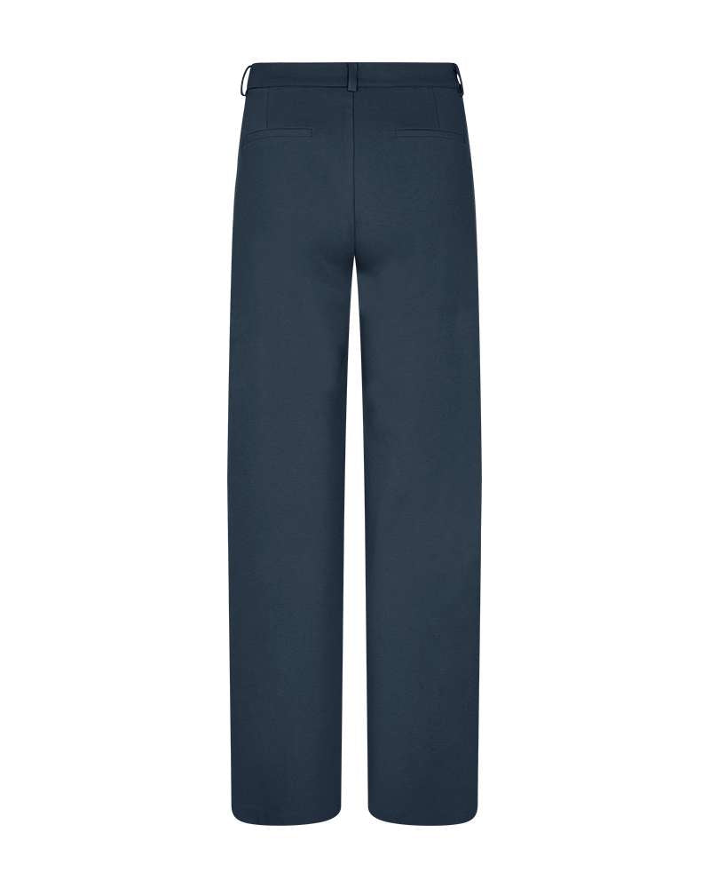 Freequent Pantalon Nanni Wide Leg Blauw - OAK Fashion Noordwolde