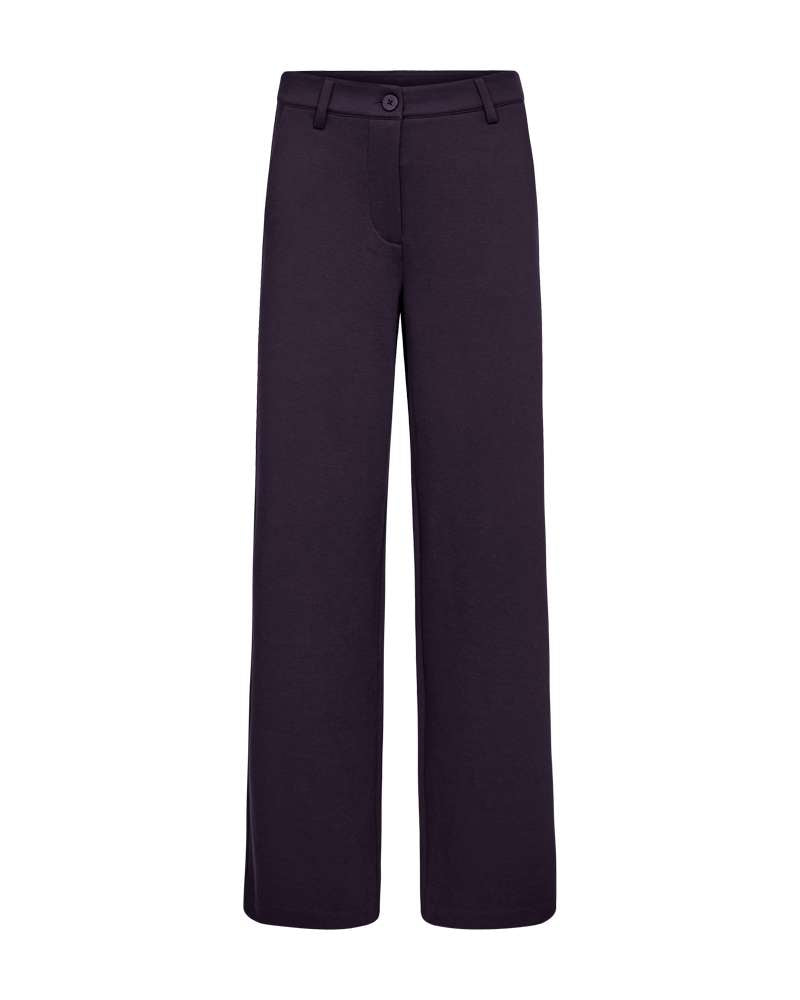 Freequent Pantalon Nanni Wide Leg Paars - OAK Fashion Noordwolde