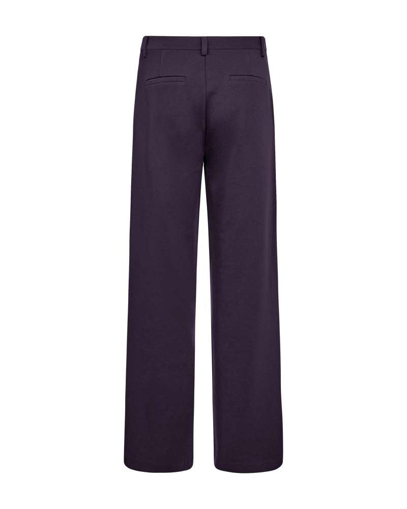 Freequent Pantalon Nanni Wide Leg Paars - OAK Fashion Noordwolde