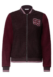 Cecil Bomberjack Teddy Patch Rood - OAK Fashion Noordwolde