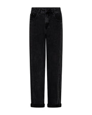 Red Button Red Button Caitlina side patch black denim Zwart - OAK Fashion Noordwolde