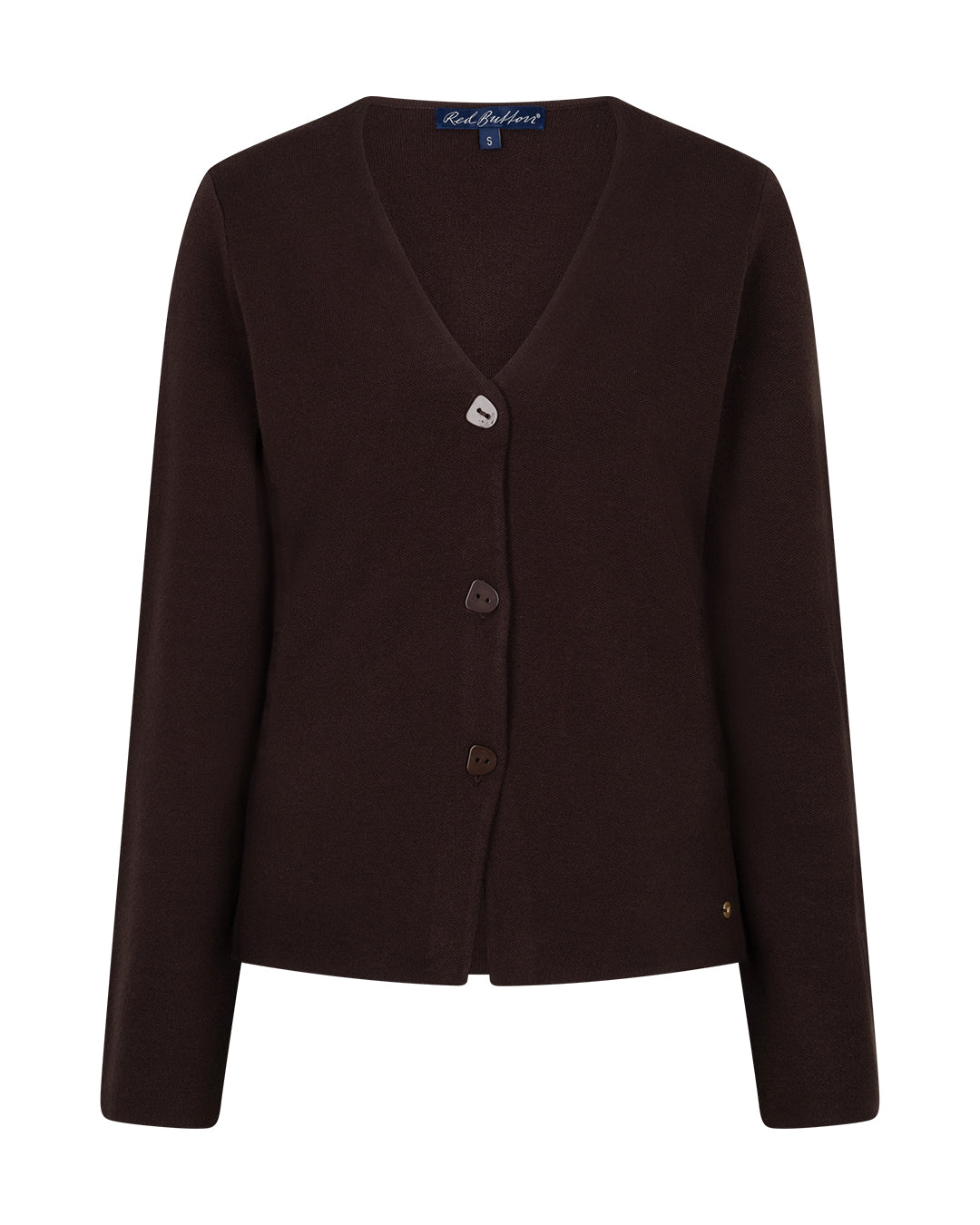 Red Button Red Button Emilie knit Espresso - OAK Fashion Noordwolde