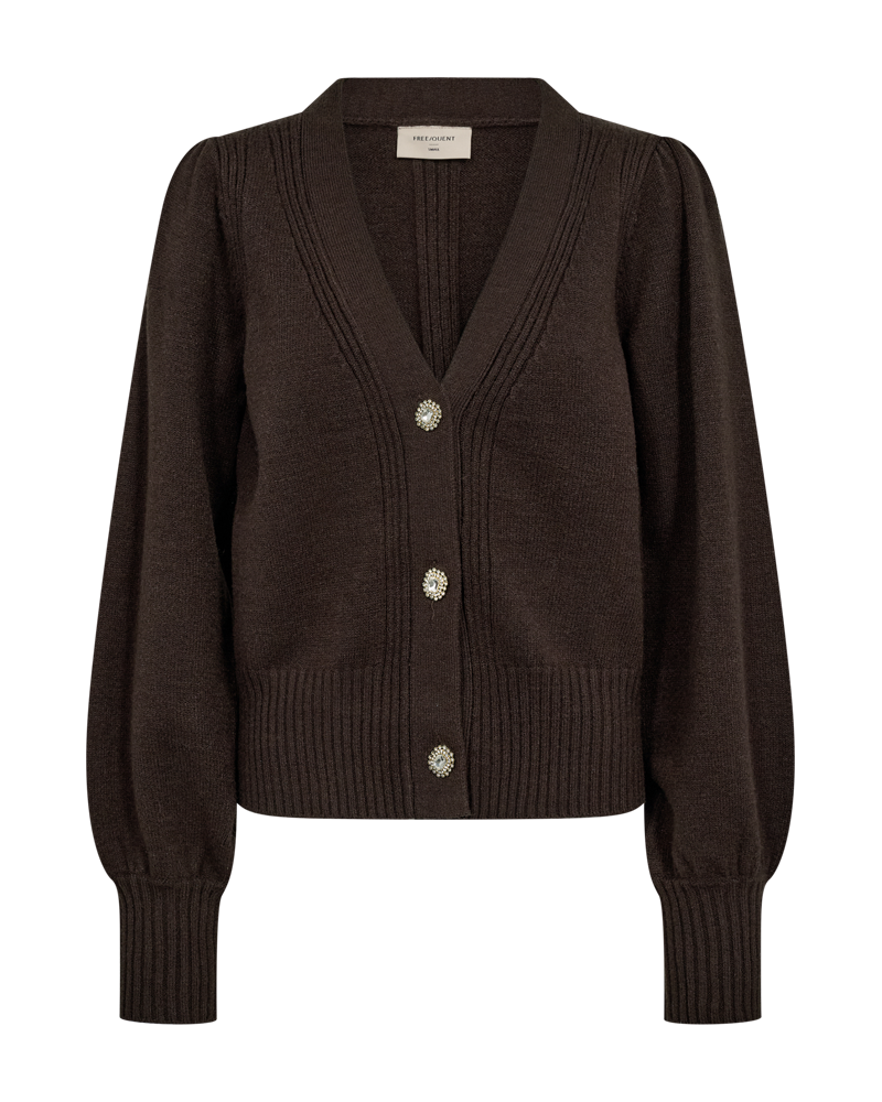 Freequent Vest Alpi Bruin - OAK Fashion Noordwolde