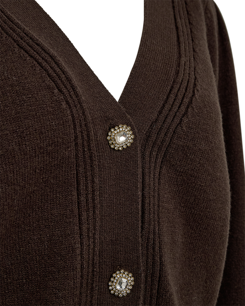 Freequent Vest Alpi Bruin - OAK Fashion Noordwolde