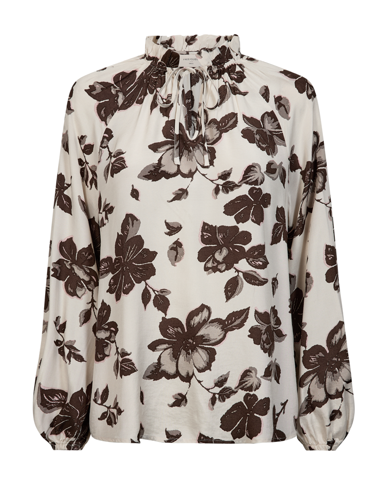 Freequent Blouse Mony Bruin - OAK Fashion Noordwolde
