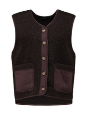 Haily's Gilet Bella Bruin - OAK Fashion Noordwolde