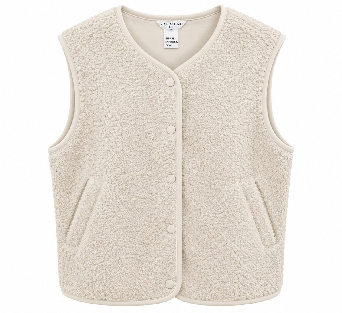Zabiaone Gilet Winnie Wit - OAK Fashion Noordwolde