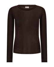 Freequent Top Donna Bruin - OAK Fashion Noordwolde