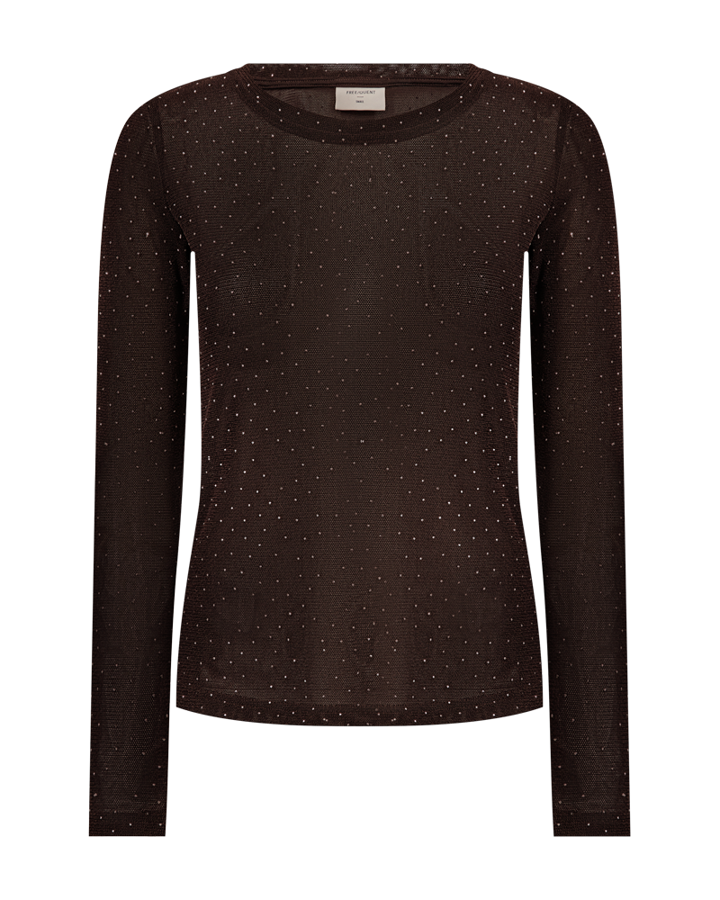 Freequent Top Donna Bruin - OAK Fashion Noordwolde