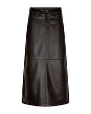 Red Button Red Button Rok Alina Faux leather Espresso - OAK Fashion Noordwolde