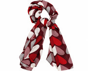 Oak Sjaal Hearts Rood - OAK Fashion Noordwolde
