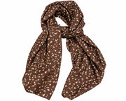 Oak Sjaal Sparkle Dots Bruin - OAK Fashion Noordwolde