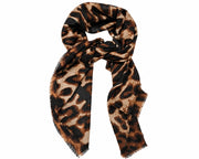 Oak Sjaal Leopard Brown - OAK Fashion Noordwolde