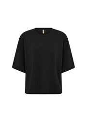 Soya Concept T-shirt Andine Zwart - OAK Fashion Noordwolde