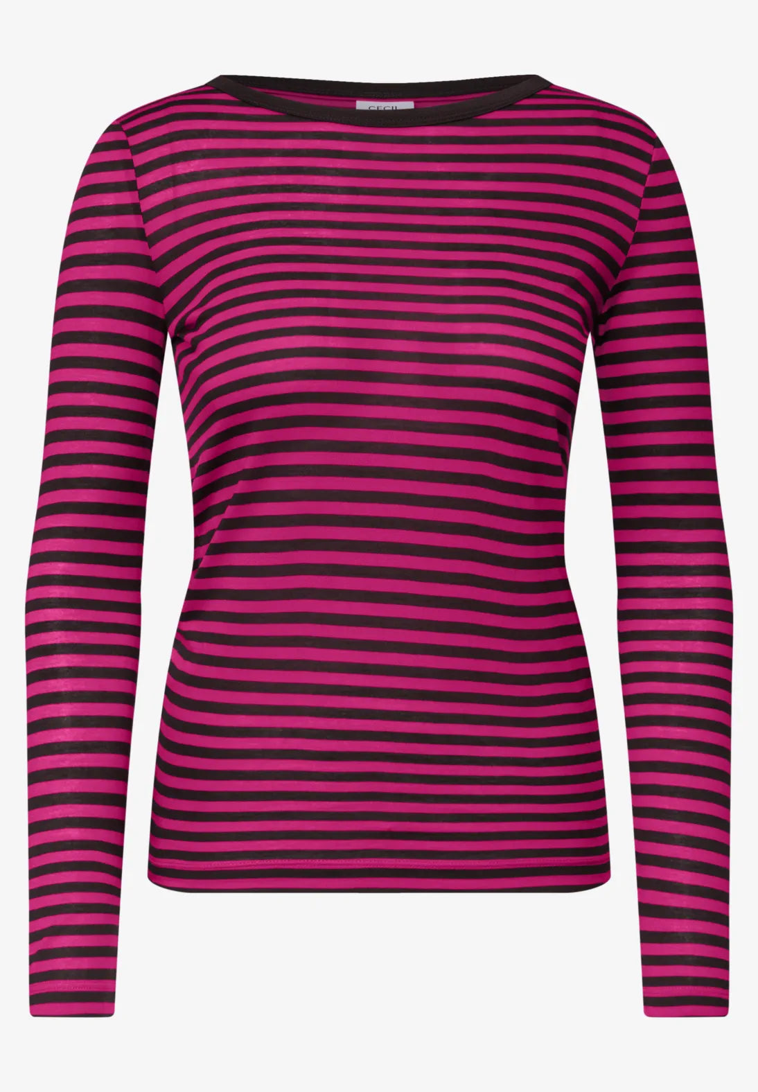 Cecil Top Striped Roze - OAK Fashion Noordwolde