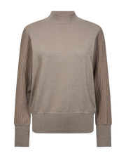 Freequent Pulllover Bisolo Desert Taupe - OAK Fashion Noordwolde