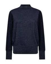 Freequent Pulllover Bisolo navy - OAK Fashion Noordwolde